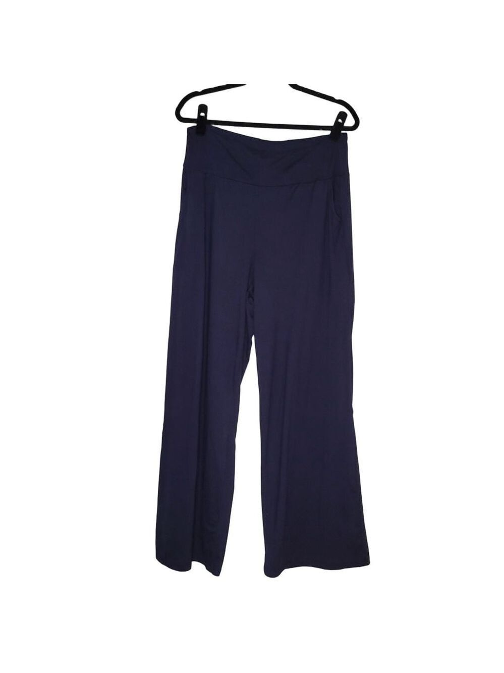 Women's Navy Wide Leg Pants XL